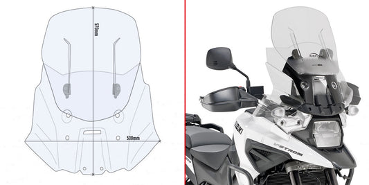 Cupolino Givi Specifico Trasparente Scorrevole Airflow AF3117