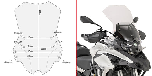 Cupolino Givi Specifico Trasparente D8703ST